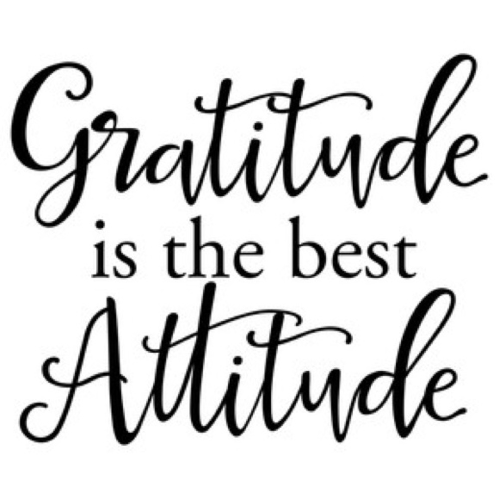 Gratitude Is The Best Attitude